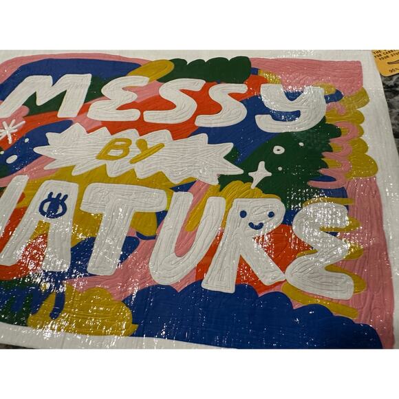 BN Blue Q ‘Messy by Nature’ cosmetics or pencil pouch - Picture 3 of 10